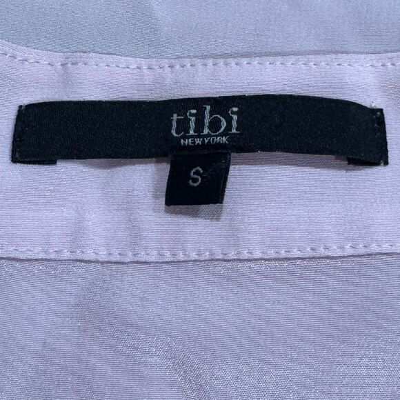 Tibi Multicolored Silk Pink Multicolored Blouse Top Women’s Small - Picture 4 of 4